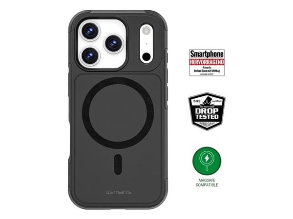 4smarts Defend, Border, Apple, iPhone 17 Pro, 16 cm (6.3"), Svart