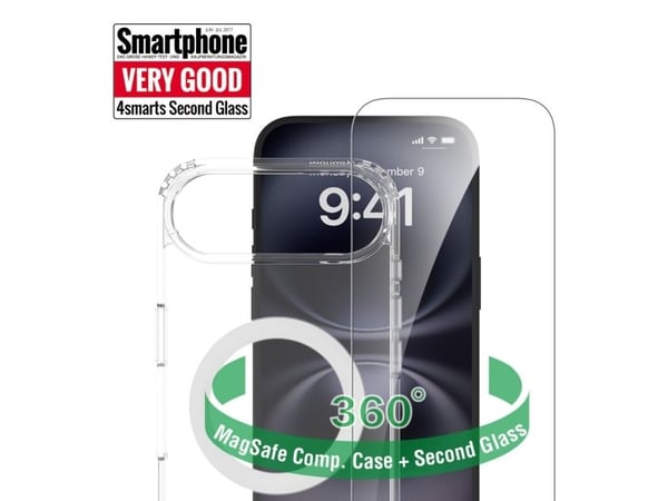4smarts 360° Premium, Border, Apple, iPhone 17 Air, 16,8 cm (6.6"), Gjennomsiktig
