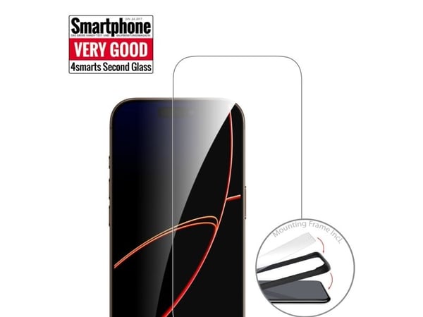 4smarts Second Glass, Apple, iPhone 17 Pro, Läpinäkyvä, 1 kpl