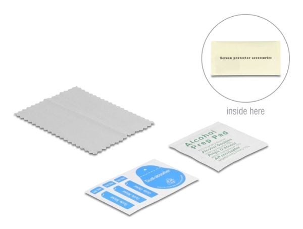 Delock beskyttelsesfilm for iPhone 16 med herdet glassbeskyttelsesskjerm Antispion 4-veis personvernskjerm med installasjonshjelp