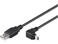 MicroConnect - USB-kabel - USB (hann) til mini-USB type B (hann) - 1.8 m - rettvinklet kontakt