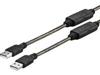 VivoLink - USB-kabel - USB (hann) til USB (hann) - USB 2.0 - 20 m - aktiv