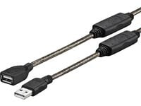 VivoLink - USB-forlengelseskabel - USB (hunn) til USB (hann) - USB 2.0 - 10 m - aktiv