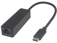 Microconnect 0,2m USB C - RJ-45 - USB C - RJ-45 - Hann/Hunn - Svart (USB3.1CETHB)