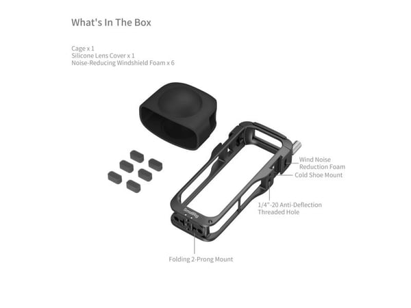 SmallRig 5195, 60,6 mm, 26,6 mm, 146,6 mm, 79 g, 102,5 mm, 61 mm