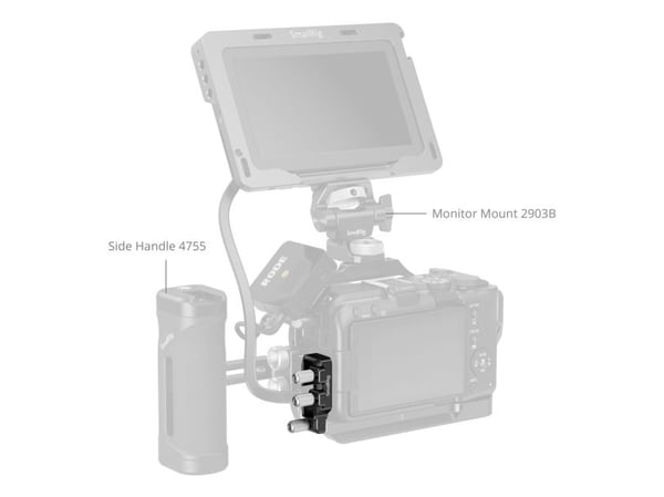 SmallRig 5534, Sort, 21,5 mm, 45 mm, 27,7 mm, 20 g, 52,5 mm, 52,5 mm