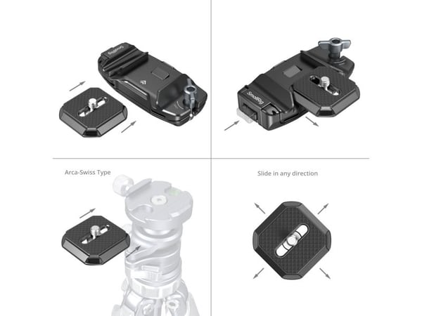SmallRig 5053, Actionkamera, Videokamera, Digitalt kamera, Sort, Aluminium, 88,4 mm, 40,1 mm, 29 mm