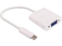 MicroConnect - Extern videoadapter - USB-C 3.1 - VGA - vit