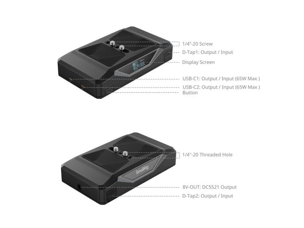 SmallRig 4826, Universel, Sort, 1 stk, 149 mm, 86 mm, 33 mm