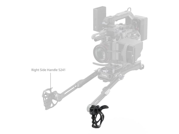 SmallRig 5240, Håndgrep for digitalkamera, Universal, Svart, Aluminium, 82 mm, 90 mm