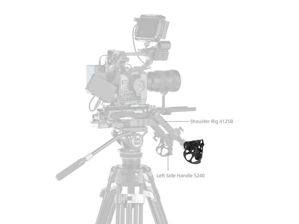 SmallRig 5241, Håndgrep for digitalkamera, Universal, Svart, Aluminium, 82 mm, 90 mm
