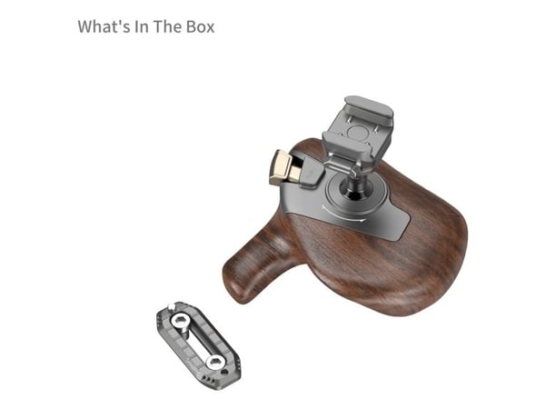 SmallRig 5161, Håndgrep for digitalkamera, Universal, Aluminium, Tre, Aluminium, Tre, 96 mm, 86,8 mm