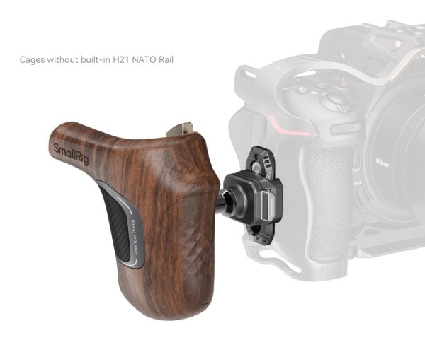SmallRig 5192, Håndgrep for digitalkamera, Universal, Aluminium, Tre, Aluminium, Tre, 96 mm, 86,8 mm