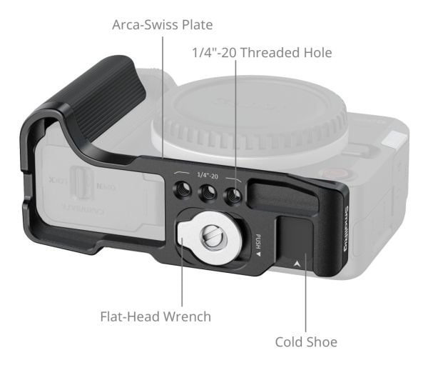 SmallRig 5429, 54 mm, 116,4 mm, 66,3 mm, 60 g, 56 mm, 144 mm