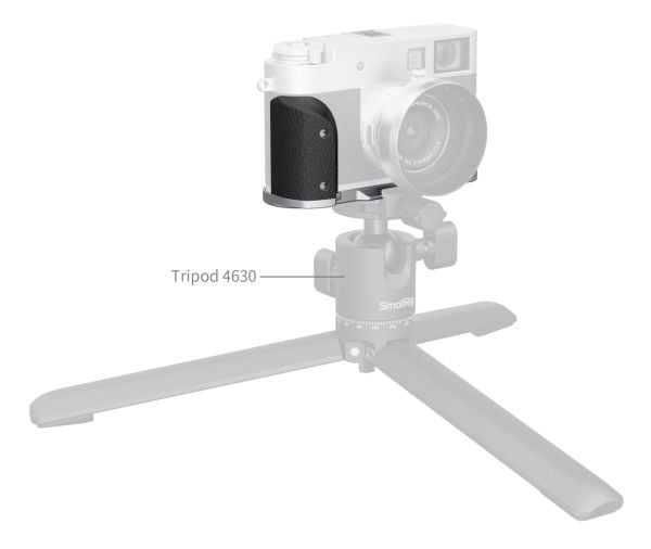 SmallRig 5216, Frigjøringsplate, Sølv, Aluminium, Silikon, FUJIFILM X half, 107,9 mm, 44,2 mm