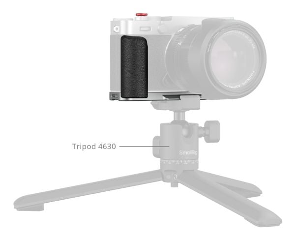 SmallRig 5447, Frigjøringsplate, Sølv, Aluminium, Silikon, FUJIFILM X-E5, 127,1 mm, 61,2 mm