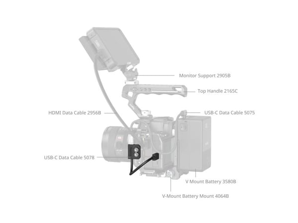 SmallRig 5078, 0,2 m, USB C, USB 2.0, Lajittelu