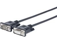 VivoLink Pro - Seriell kabel - DB-9 (hann) til DB-9 (hunn) - 1.5 m - formstøpt, tommelskruer