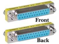 MicroConnect Mini - Hann-hunnveksler - DB-25 (hunn) til DB-25 (hunn)