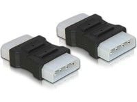 Delock - Strømkoblingsadapter - 4-pin intern strøm (hann) til 4-pin intern strøm (hann)