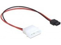 Delock - Strømadapter - Slimline SATA strøm (hunn) til 4-pins intern strøm (5V) (hann) - 25 cm