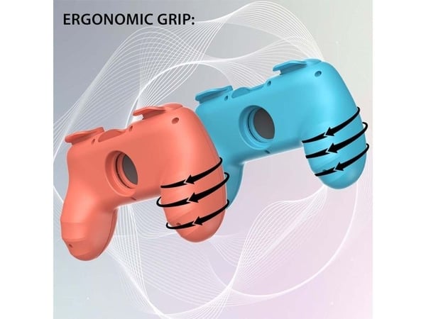 Subsonic SA5719, Nintendo Switch, Nintendo Switch 2, Kontrollergrep, Rosa, Turkis, 2 stykker