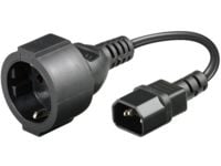 MicroConnect PowerCord - Virtajohto - IEC 60320 C14 til CEE 7/7 (hun) - AC 250 V - 23 cm - lajiteltu