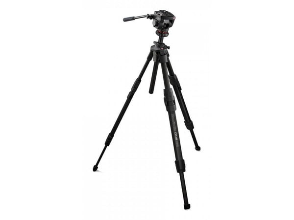 Manfrotto ONE Alu with 500X Fluid head, 3 ben, Sort, 181 cm, 4,77 kg