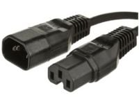 MicroConnect - Strømkabel - IEC 60320 C15 til IEC 60320 C14 - 3 m - lajiteltu