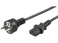 MicroConnect - Strömkabel - IEC 60320 till IEC 60320 - 1.8 m - svart