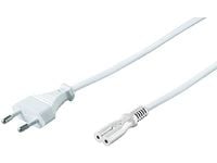 MicroConnect Power Cord Notebook - Strömkabel - 1.5 m - vit