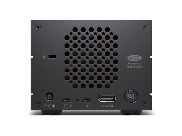 LaCie 2big Dock - Harddiskarray - 60 TB - 2 brønner (SATA-600) - HDD 30 TB x 2 - Thunderbolt 4, USB 3.2 Gen 2 (ekstern) - med 5-års Rescue Data Rec...