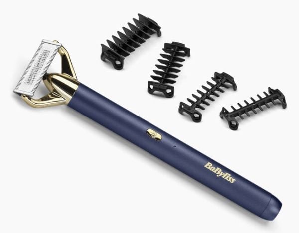 BaByliss Super- X Metal X-Blade, kalvoparranajokone, sininen, metalli, titaani, nupit, 1 mm