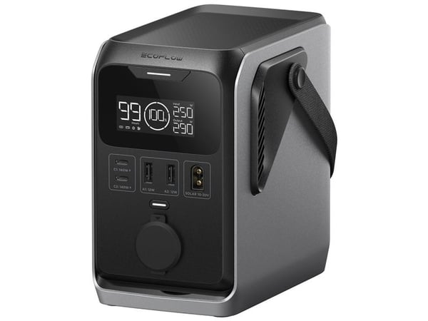 EcoFlow TRAIL 300 DC, Litiumrautafosfaatti (liFePo4), Tupakansytytin, Aurinko, USB, 288 Wh, 300 W, 12 W, 140 W