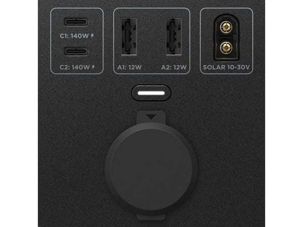 EcoFlow TRAIL 300 DC, Litiumrautafosfaatti (liFePo4), Tupakansytytin, Aurinko, USB, 288 Wh, 300 W, 12 W, 140 W