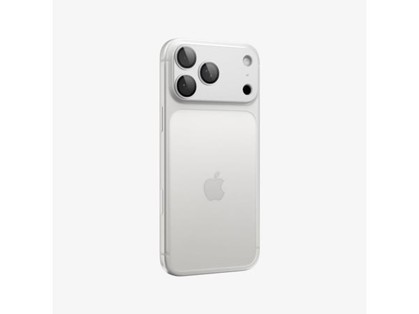 Spigen Optik Pro XL EZ Fit, Apple, iPhone 17 Pro Max, Støvresistent, Ripebestandig, Sølv, 2 stykker