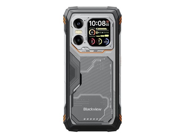 Blackview XPLORE 1, 17,2 cm (6.78"), 12 GB, 256 GB, 64 MP, Android 15, Oransje, Svart