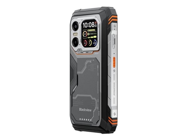 Blackview XPLORE 1, 17,2 cm (6.78"), 12 GB, 256 GB, 64 MP, Android 15, Oransje, Svart