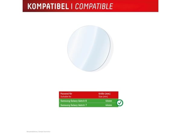 E.V.I DISPLEX glass Samsung Galaxy Watch6/7 44 mm (02150)