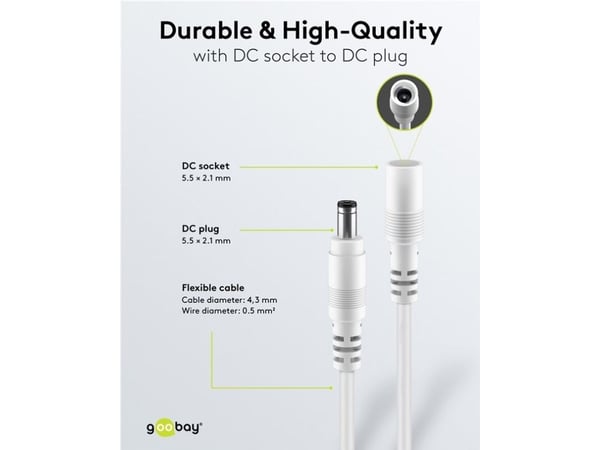 Goobay 76676, 5 m, ?DC, ?DC, 5 - 24 V