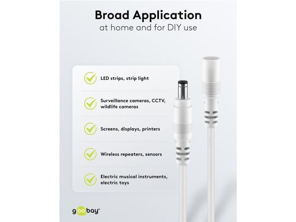 Goobay 76676, 5 m, ?DC, ?DC, 5 - 24 V