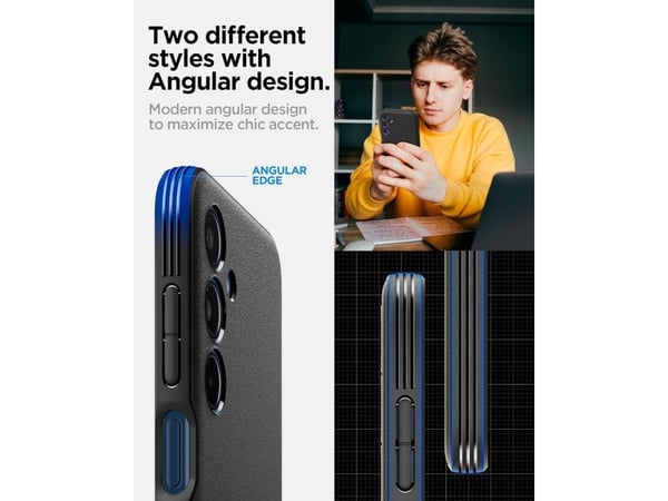 Spigen SPIGEN ESSENTIAL SANDBLAST GALAXY M35 5G MATT SVART