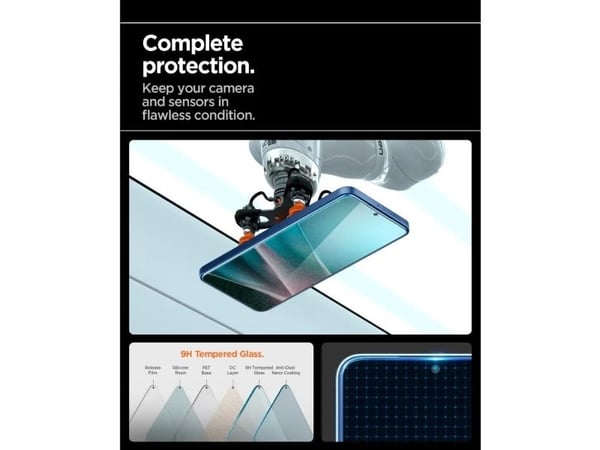 Spigen Glas.tR EZ Fit Pro HD, Samsung, S25 Edge, Transparent, 1 styck