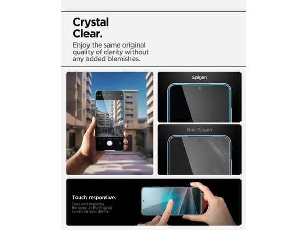 Spigen Glas.tR EZ Fit Pro HD, Samsung, S25 Edge, Transparent, 1 styck