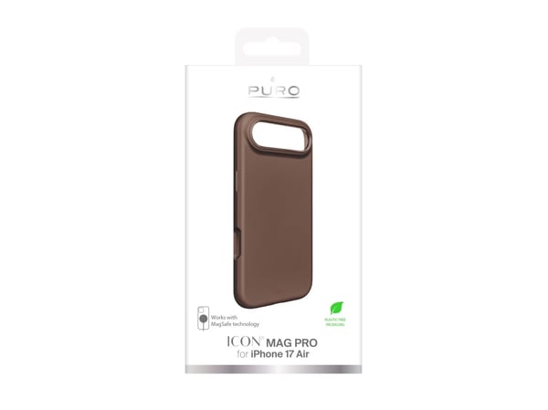 PURO ICON MAG PRO, Etui, Apple, iPhone 17 Air, 17,5 cm (6.9"), Brun