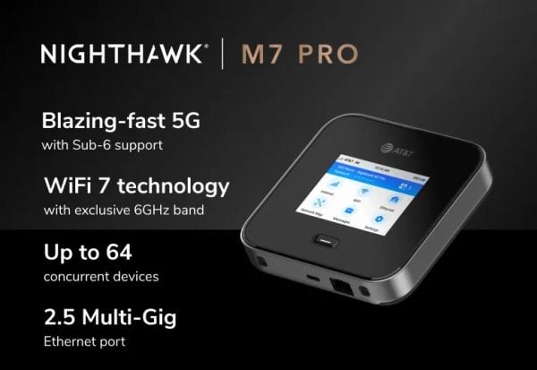 NETGEAR Nighthawk M7 Pro - 1GbE - 5G