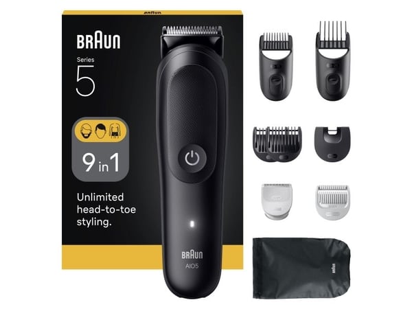 AIO5540 Ruskea Kirpimo Rinkinys Viskas Viename 9in1