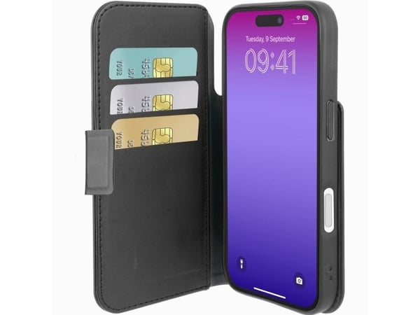 Cellularline Book Agenda, Folio, Apple, iPhone 17 Pro, 16 cm (6.3"), Svart