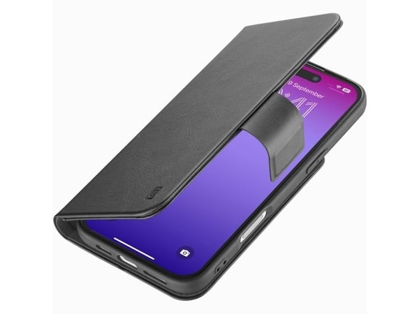 Cellularline Book Agenda, Folio, Apple, iPhone 17 Pro, 16 cm (6.3"), Svart