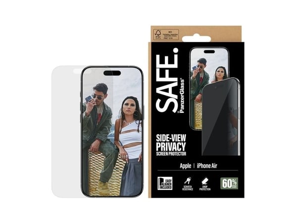 SAFE. by PanzerGlass - For mobiltelefon - glass - for Apple iPhone Air